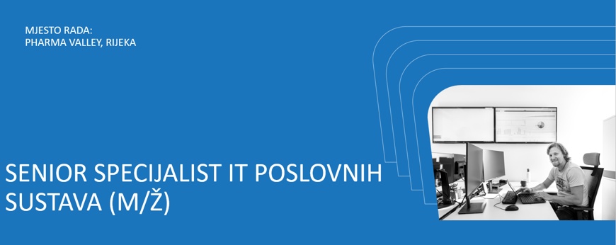 Senior specijalist IT poslovnih sustava (m/ž)